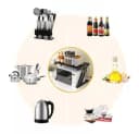 JEOBEST Regalelement Schwarz Metall Organizer Küche Bild 5