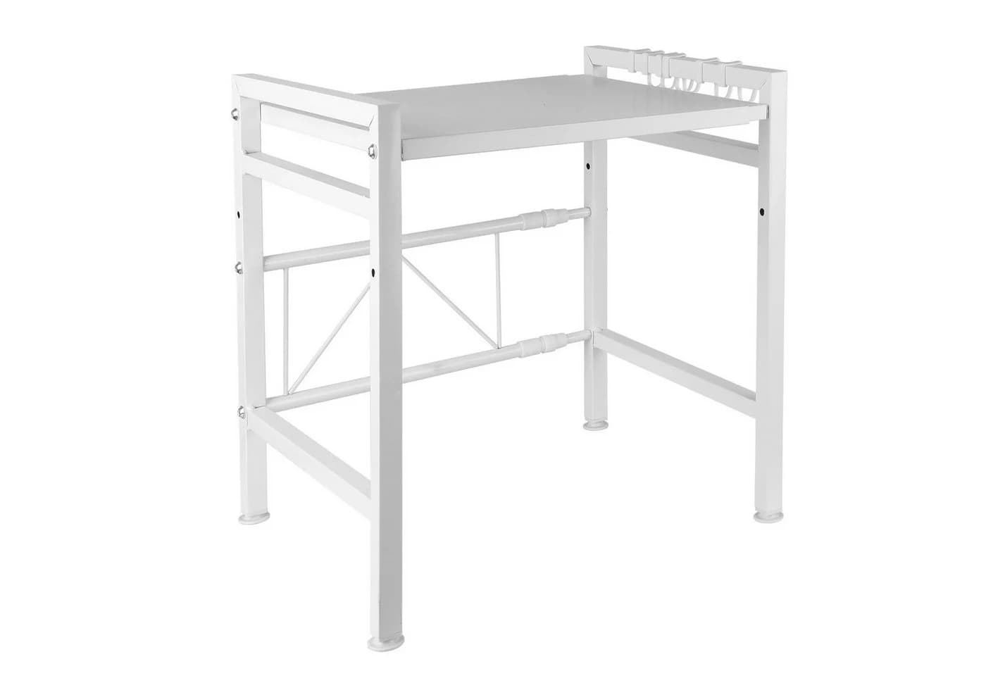 JEOBEST Mikrowellenregal Weiß Verstellbar 2/3 Stufig - Bild 2