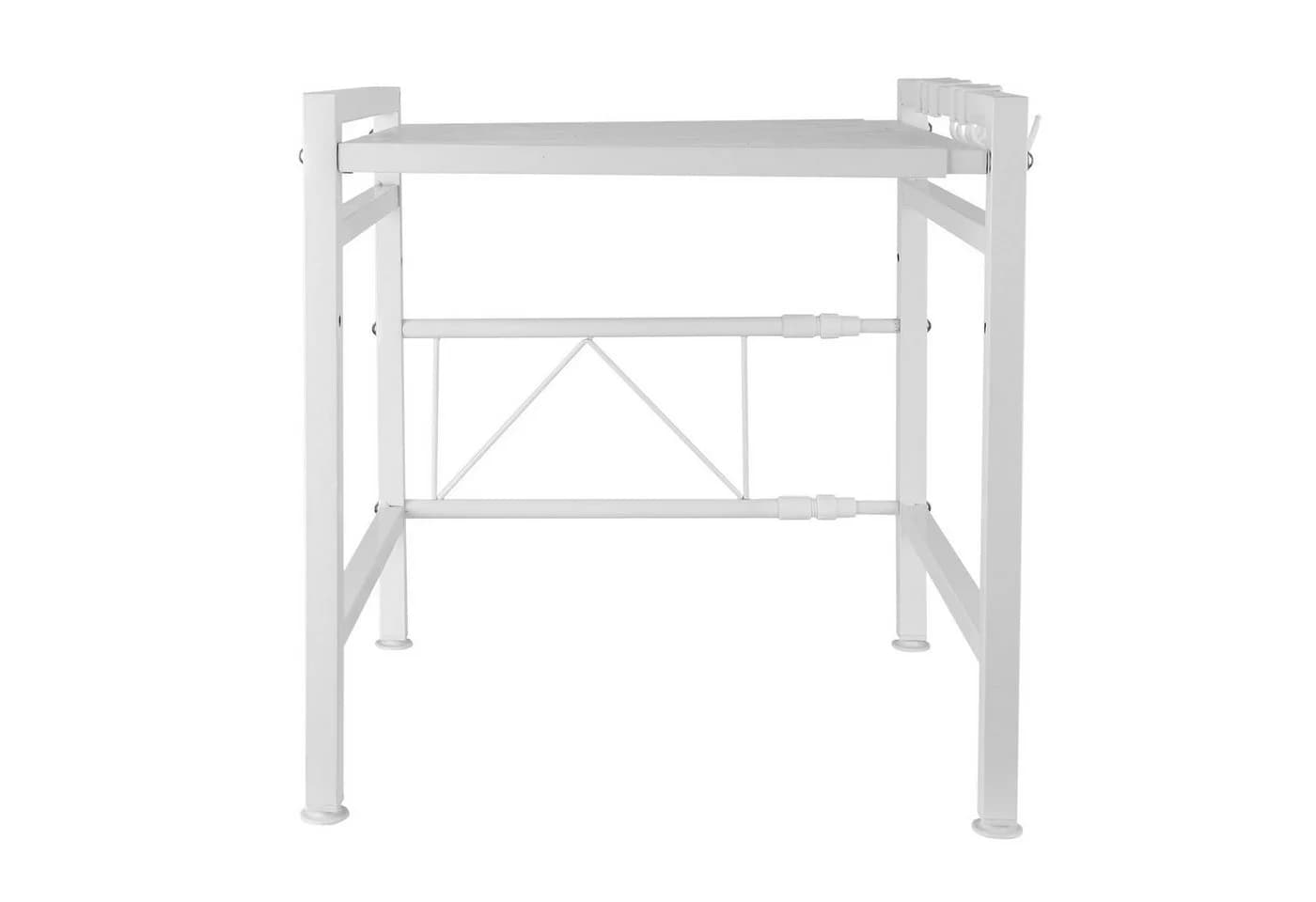 JEOBEST Mikrowellenregal Weiß Verstellbar 2/3 Stufig - Bild 3