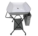 JEOBEST Wickeltisch Baby Grau Faltbar Mobil Bild 5