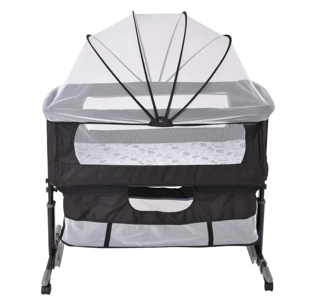 JEOBEST Baby-Reisebett 3 in 1 Schwarz mit Moskitonetz - Bild 3
