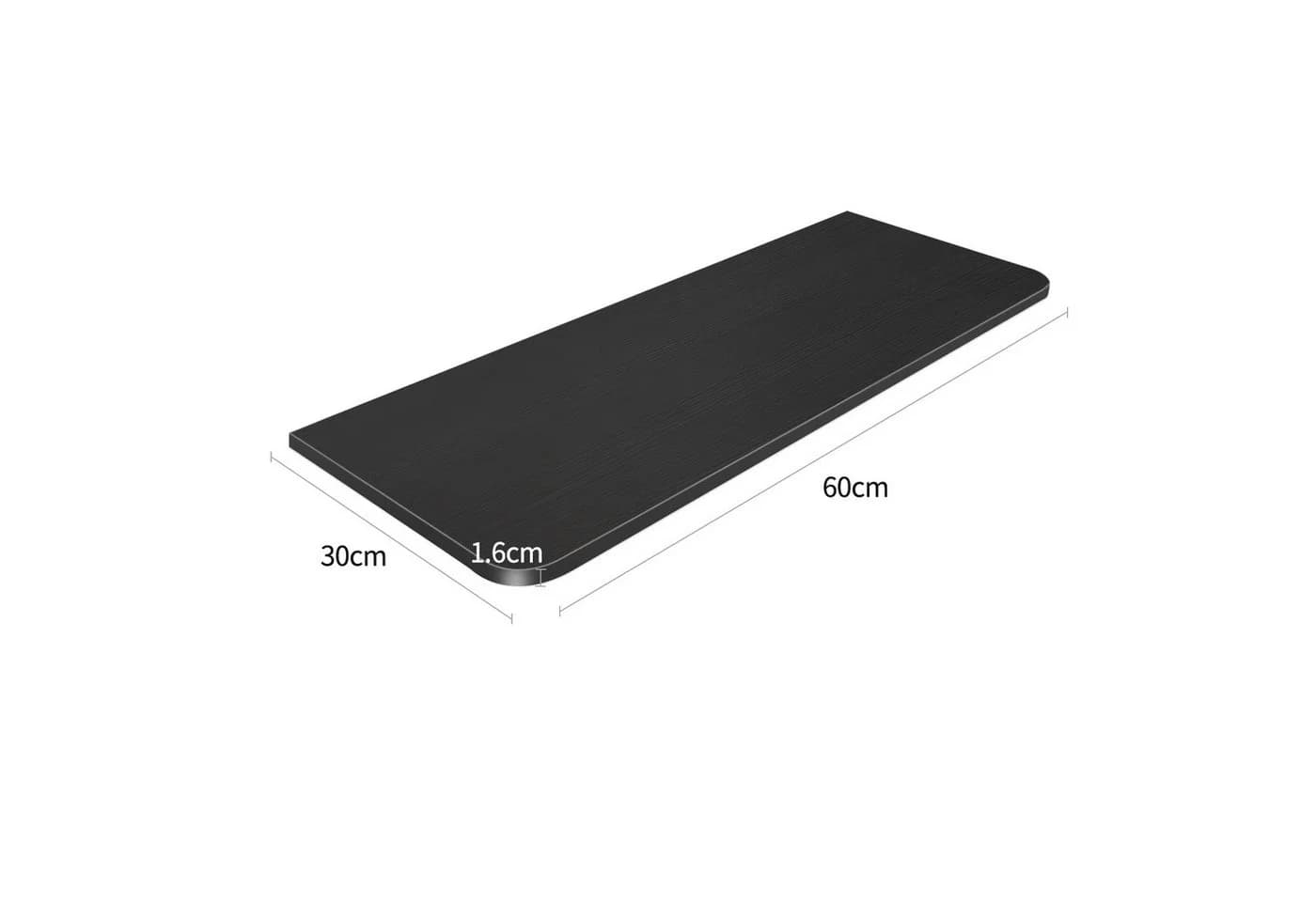 JEOBEST Wandklapptisch Schwarz Metall - Bild 4
