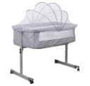 JEOBEST Beistellbett 3 in 1 Grau mit Moskitonetz Bild 2