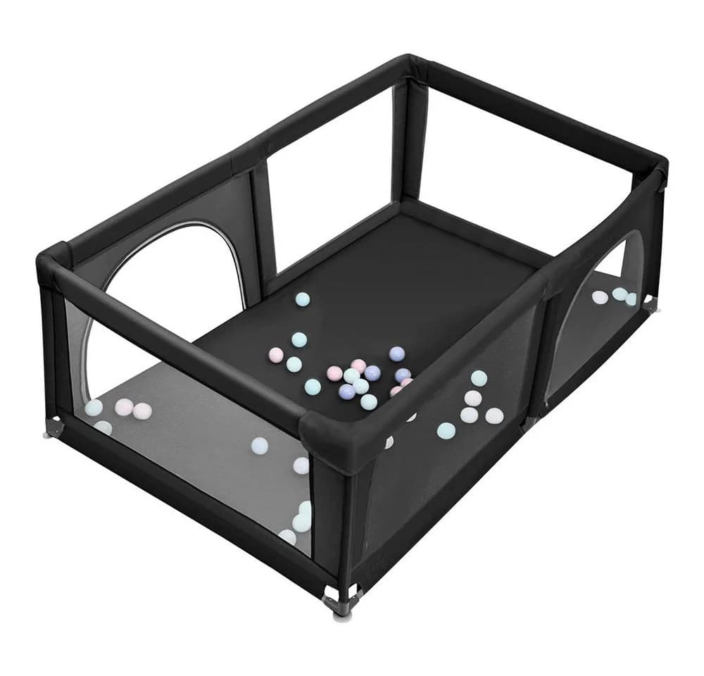 JEOBEST Laufgitter Laufstall Baby 180 x 120 x 66cm Große XL - Bild 2