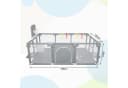 JEOBEST Laufstall Baby Laufgitter Grau mit Zubehör Bild 1