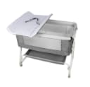 JEOBEST Beistellbett 3 in 1 Babybett & Babywiege & Reisebett Grau Bild 1