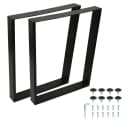 JEOBEST Tischbein 2er Set Metall Schwarz Industriedesign Bild 2