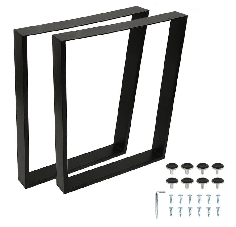 JEOBEST Tischbein 2er Set Metall Schwarz Industriedesign - Bild 2