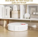 JEOBEST Bücherregal 6 Fächer Weiß Massivholzbeine Bild 5