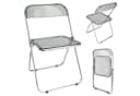 JEOBEST Klappstuhl Gartenstuhl Acryl transparent Bild 2