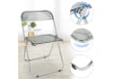 JEOBEST Klappstuhl Gartenstuhl Acryl transparent Bild 3