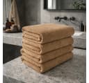 MatratzenL.A.B® Handtuch Set Gomez 500 g/m² Blauer Schwan®, 5er Set Bild 5