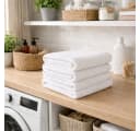 MatratzenL.A.B® Handtuch Set Rimini 500 g/m² 100% Baumwolle Weiß Bild 5