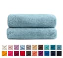 MatratzenL.A.B® Handtuch Set 2x Duschtücher Blau 100% Baumwolle Bild 2