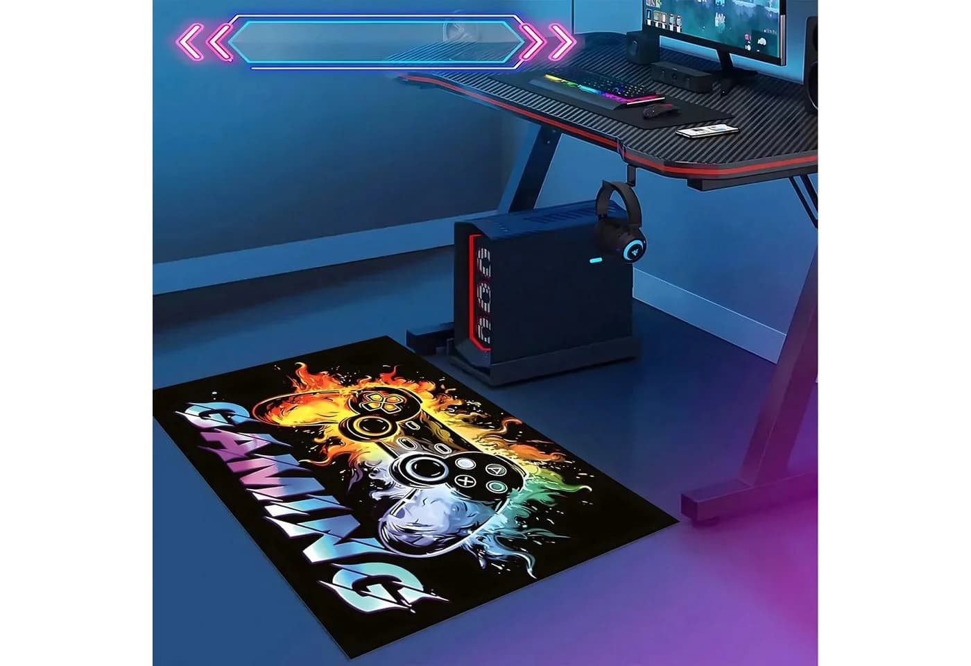 LA CUTE Bodenschutzmatte Gaming Stuhl Matte 60x90 cm - Bild 3