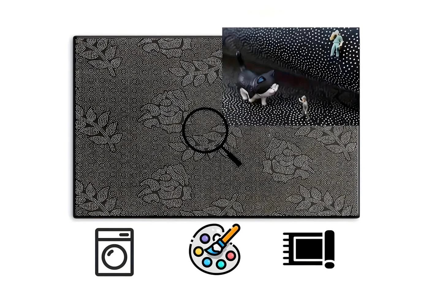LA CUTE Bodenschutzmatte Gaming Stuhl Matte 60x90 cm - Bild 5
