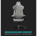 ThunderX3 Gaming-Stuhl CORE Loft Ergonomischer Gaming Stuhl Hellgrau Bild 1
