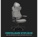 ThunderX3 Gaming-Stuhl CORE Loft Ergonomischer Gaming Stuhl Hellgrau Bild 4