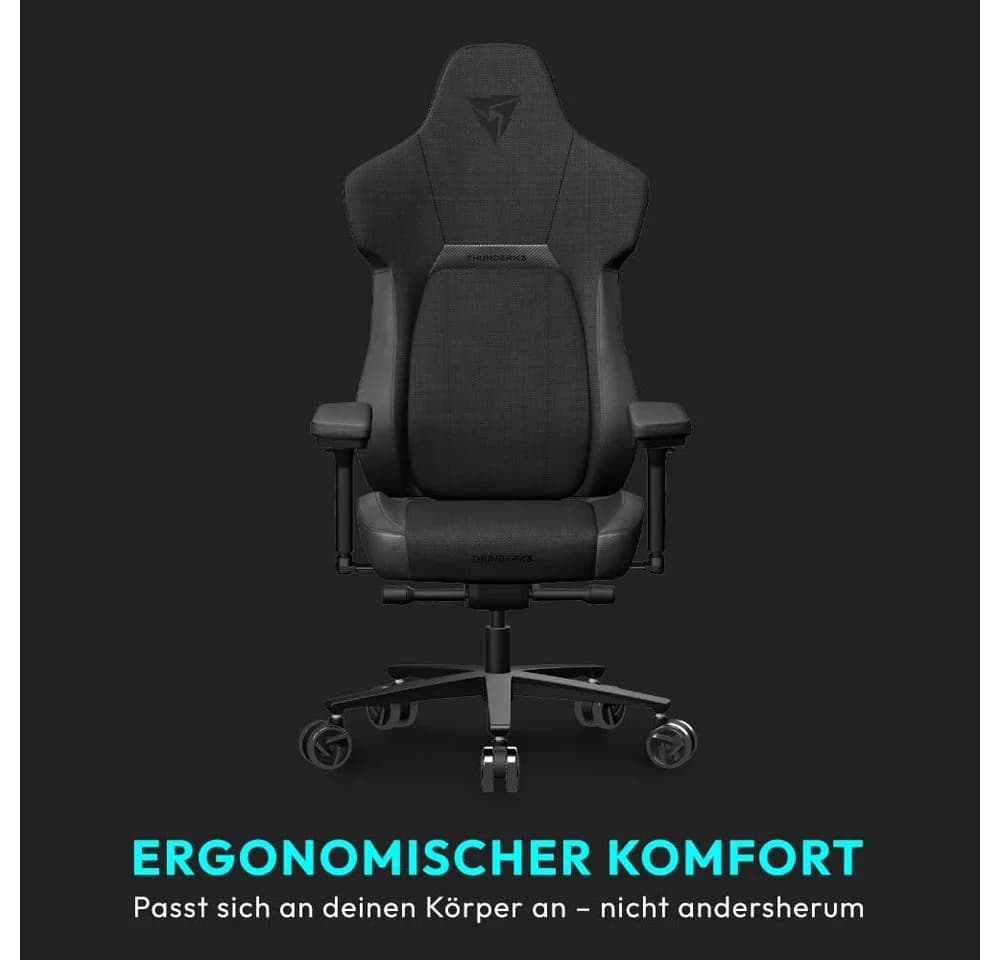 ThunderX3 Gaming-Stuhl CORE Loft Ergonomischer Gaming Stuhl Dunkelgrau - Bild 3