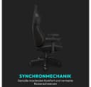 ThunderX3 Gaming-Stuhl CORE Loft Ergonomischer Gaming Stuhl Dunkelgrau Bild 4