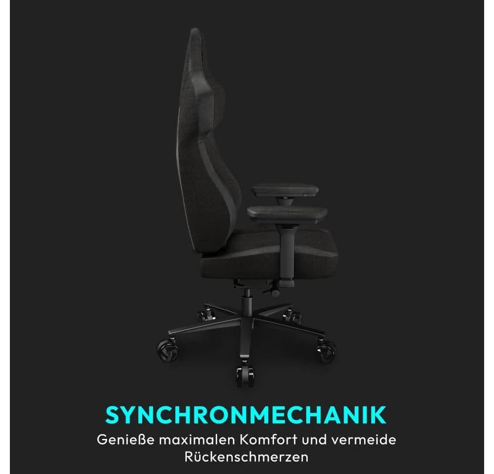 ThunderX3 Gaming-Stuhl CORE Loft Ergonomischer Gaming Stuhl Dunkelgrau - Bild 4