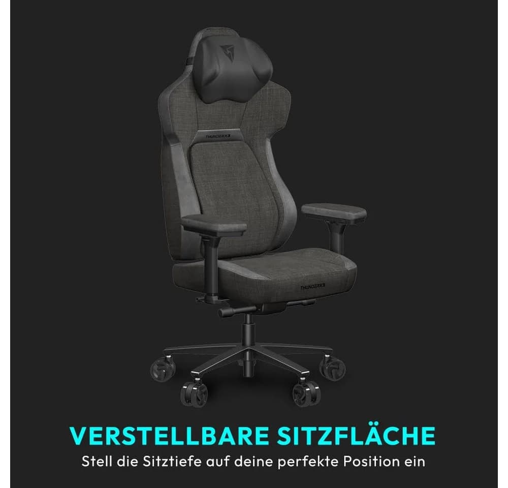 ThunderX3 Gaming-Stuhl CORE Loft Ergonomischer Gaming Stuhl Dunkelgrau - Bild 5