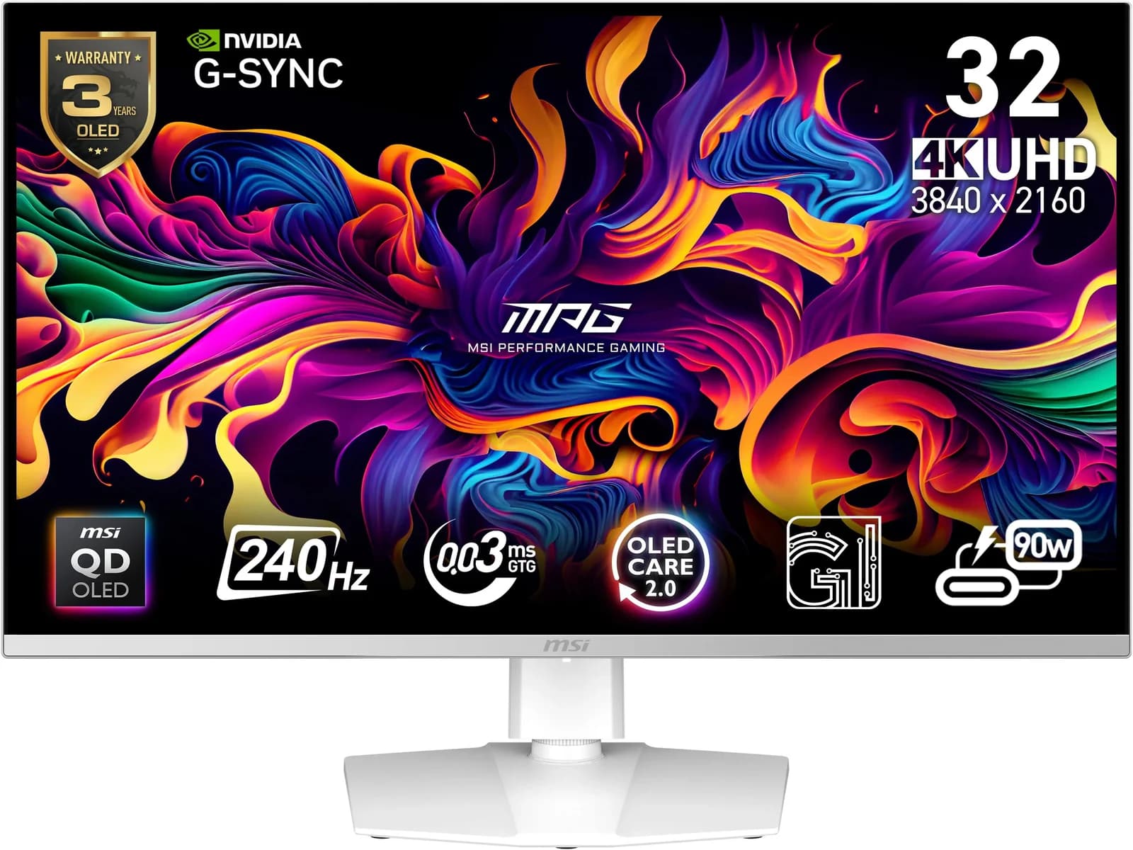 MSI Gaming-Monitor MPG 321URXWDE QD-OLED 4K