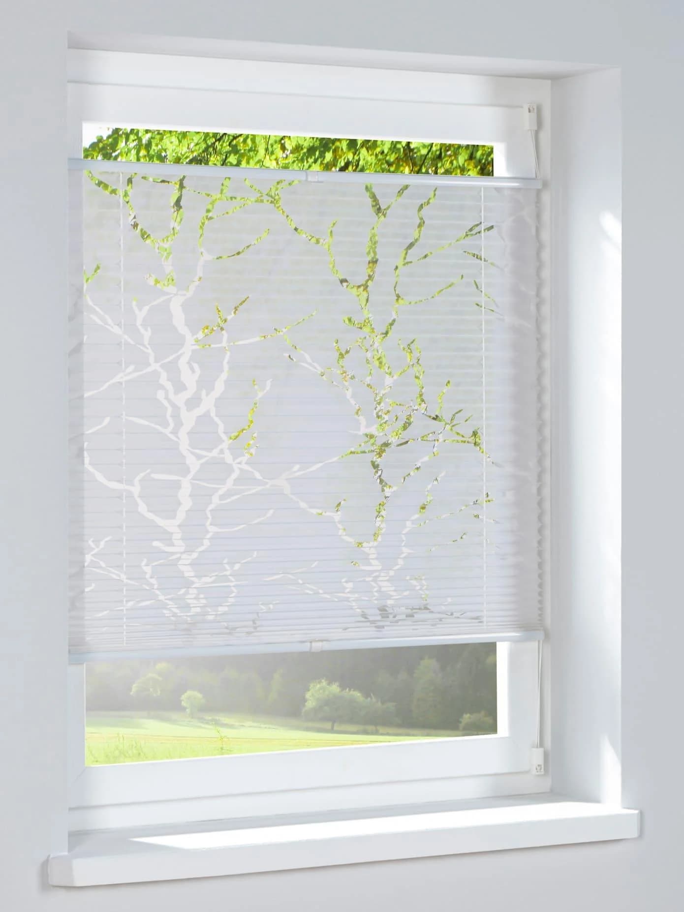 Jalousie HEINE HOME Gr. 5 Weiß Halbtransparent
