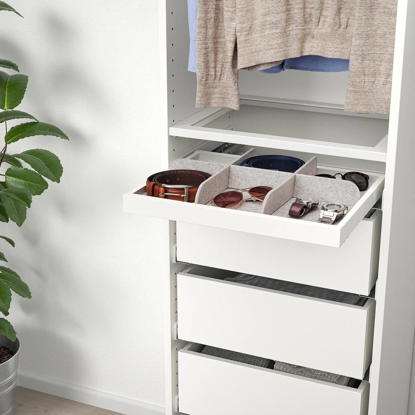 IKEA KOMPLEMENT Trennsteg für Ausziehboden Hellgrau