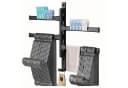 Realb2b Drehbarer Handtuchhalter 4-armig Aluminium mattschwarz Bild 2