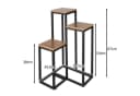 Ruhhy Blumenständer 3-stöckig Metall Industrial Design Bild 1