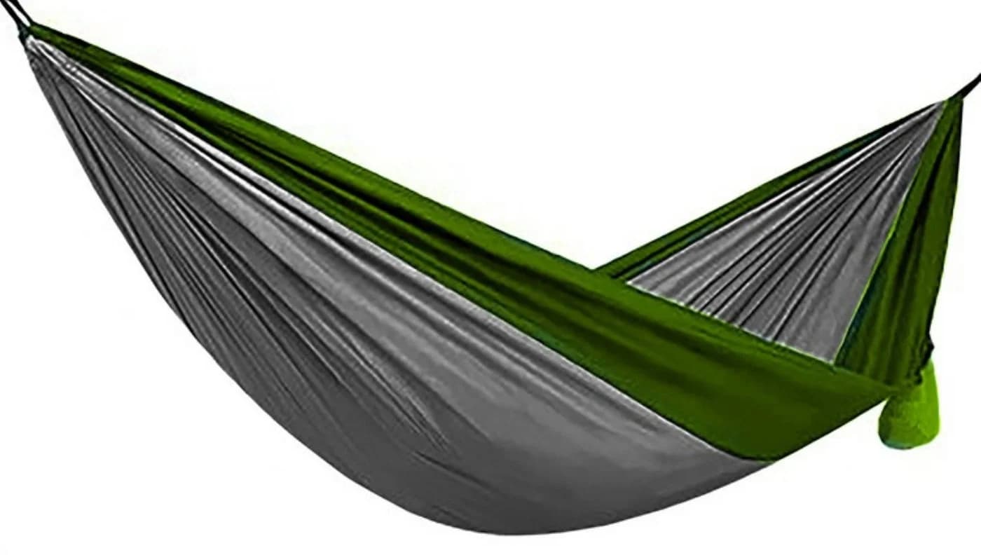 Gardlov Hängematte Santiago Nylon 260x140 cm mit Karabinern - Bild 4