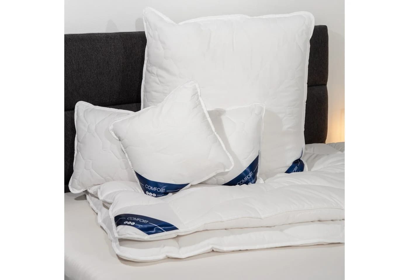 EVE wonderful sleeping Microfaserkissen Eve Comfort Wonderful Sleeping, Polyester Füllung, Microfaser Bezug, optimale Unterstützung für Kopf und Nacken - Bild 4