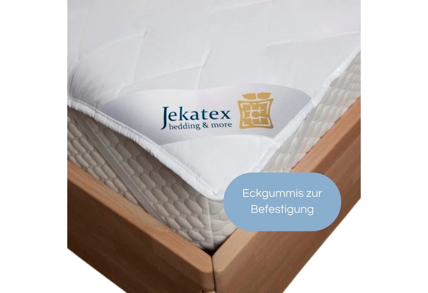 Jekatex Matratzenauflage Aloe Vera 90x200 cm Weiß