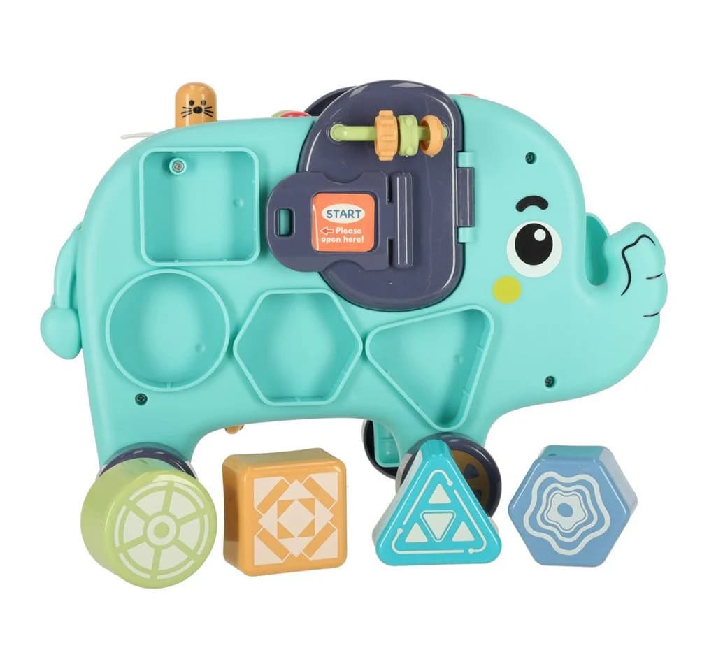 Ikonka Montessori Elefant Sensorik-Sorter Lernspielzeug Kinder - Bild 3
