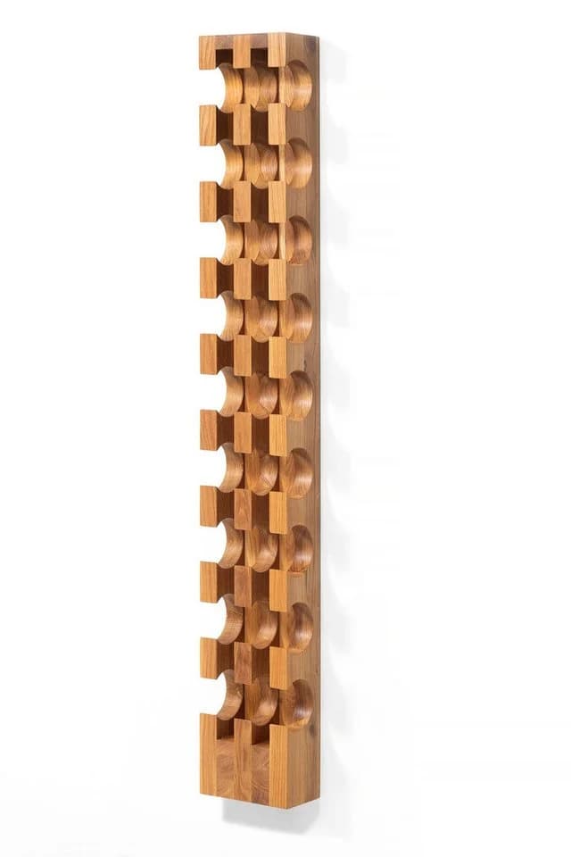 Woodek Design Weinregal Eiche massiv 9 Flaschen geölt - Bild 2
