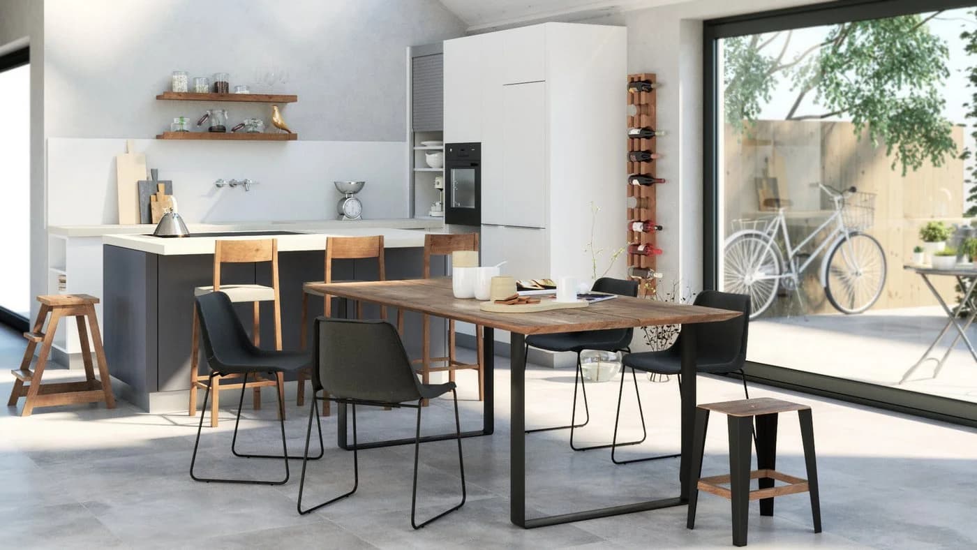 Woodek Design Weinregal Eiche massiv 9 Flaschen geölt - Bild 4