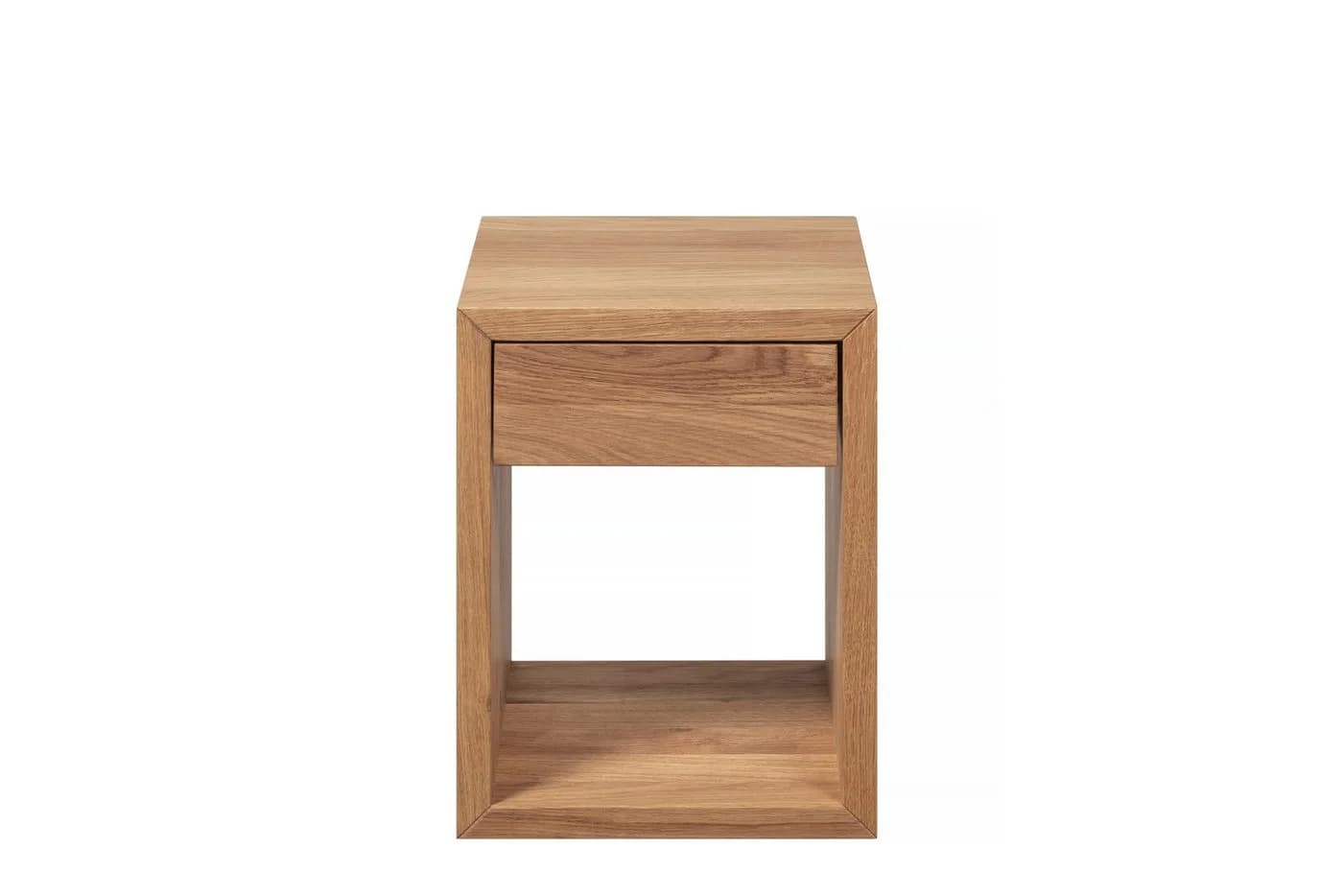 Woodek Design Nachttisch HUGO, schwebendes Wandregal mit Schublade, kompakter Nachtschrank mit Ablage - Bild 3