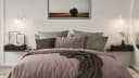 Woodek Design Nachttisch HOPE 2er Set Schwarz Massivholz Bild 1