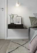 Woodek Design Nachttisch HOPE 2er Set Schwarz Massivholz Bild 4