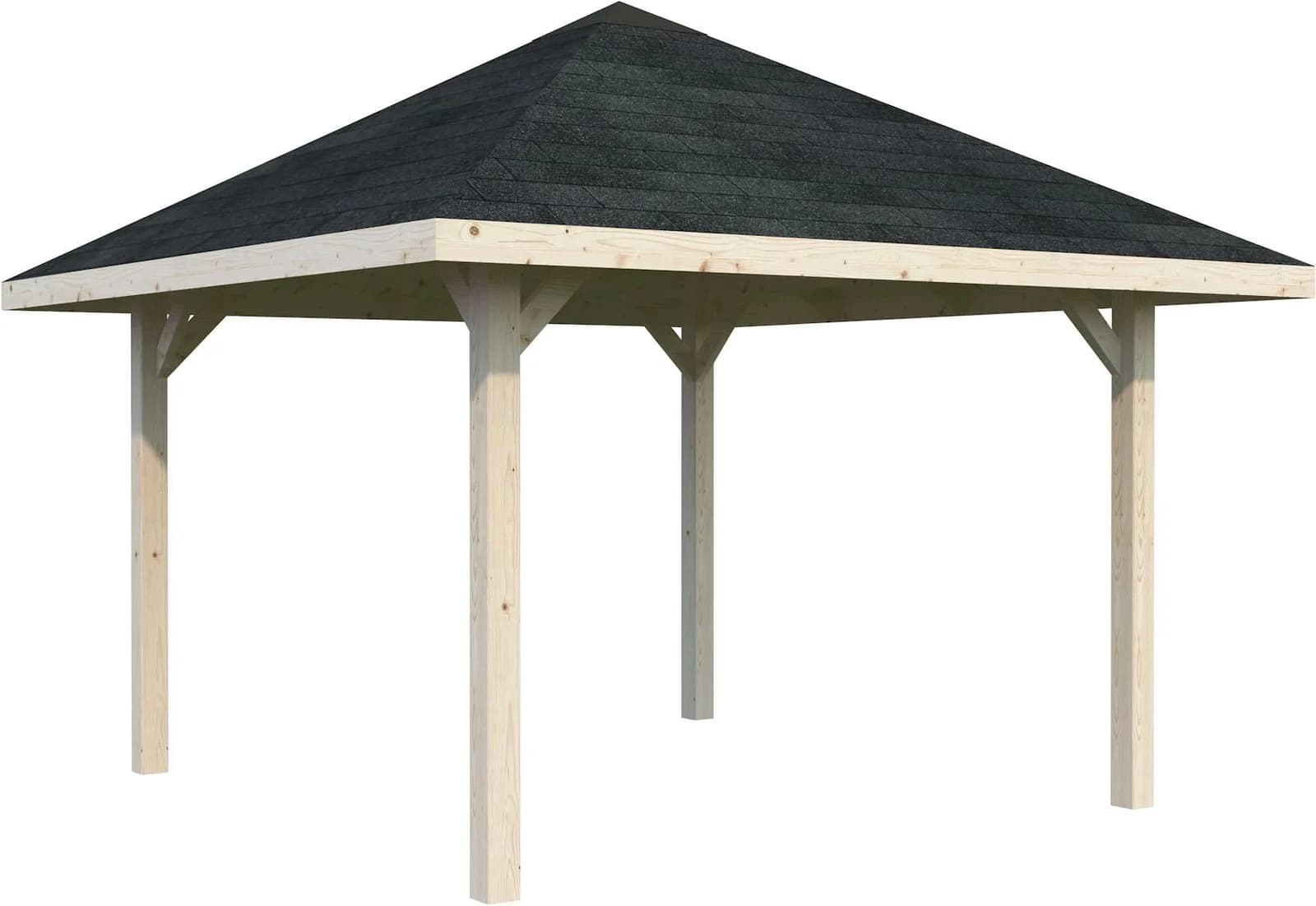 PALMAKO Holzpavillon Bianca 8,3 m² Naturbelassen