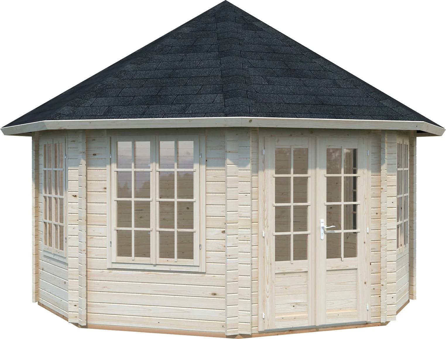 Palmako Pavillon Hanna Gartenhaus Massivholz 14,1 m²