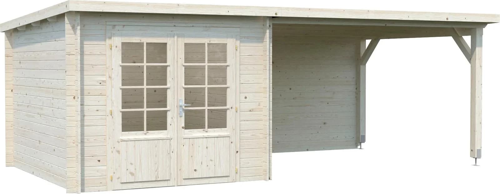 Gartenhaus PALMAKO Ella Massivholz Blockbohlensystem