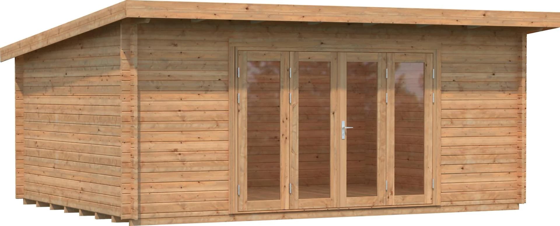 Gartenhaus PALMAKO Lea Massivholz Blockbohlensystem