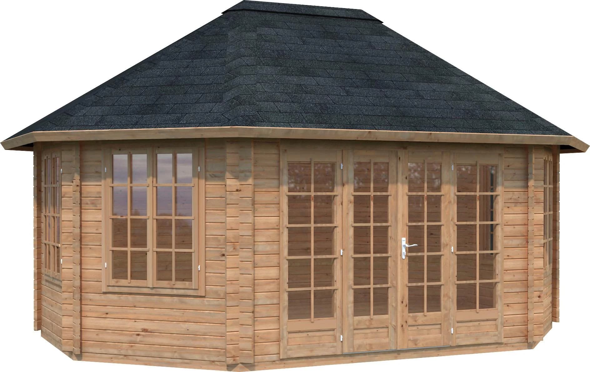 Palmako Pavillon Hanna Gartenhaus Massivholz 20,3 m²