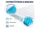 Matratzen Perfekt Kaltschaum Topper 7cm mit Klimaband Weiß Bild 4