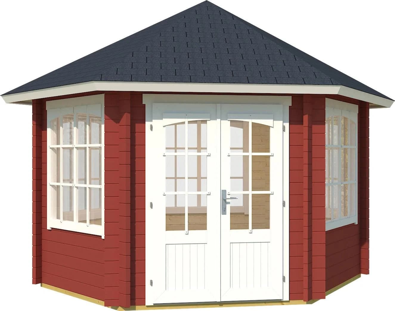 LASITA MAJA Pavillon Ilmenau Fichtenholz Schwedenrot