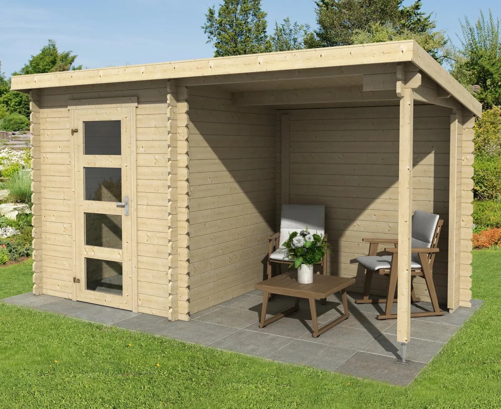 Gartenhaus LASITA MAJA Jelle 175 Plus Holzwerkstoff