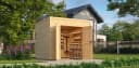 Gartenhaus NORDIC HOLZ Fynn 1,5 Massivholz Gartenhaus Bild 1