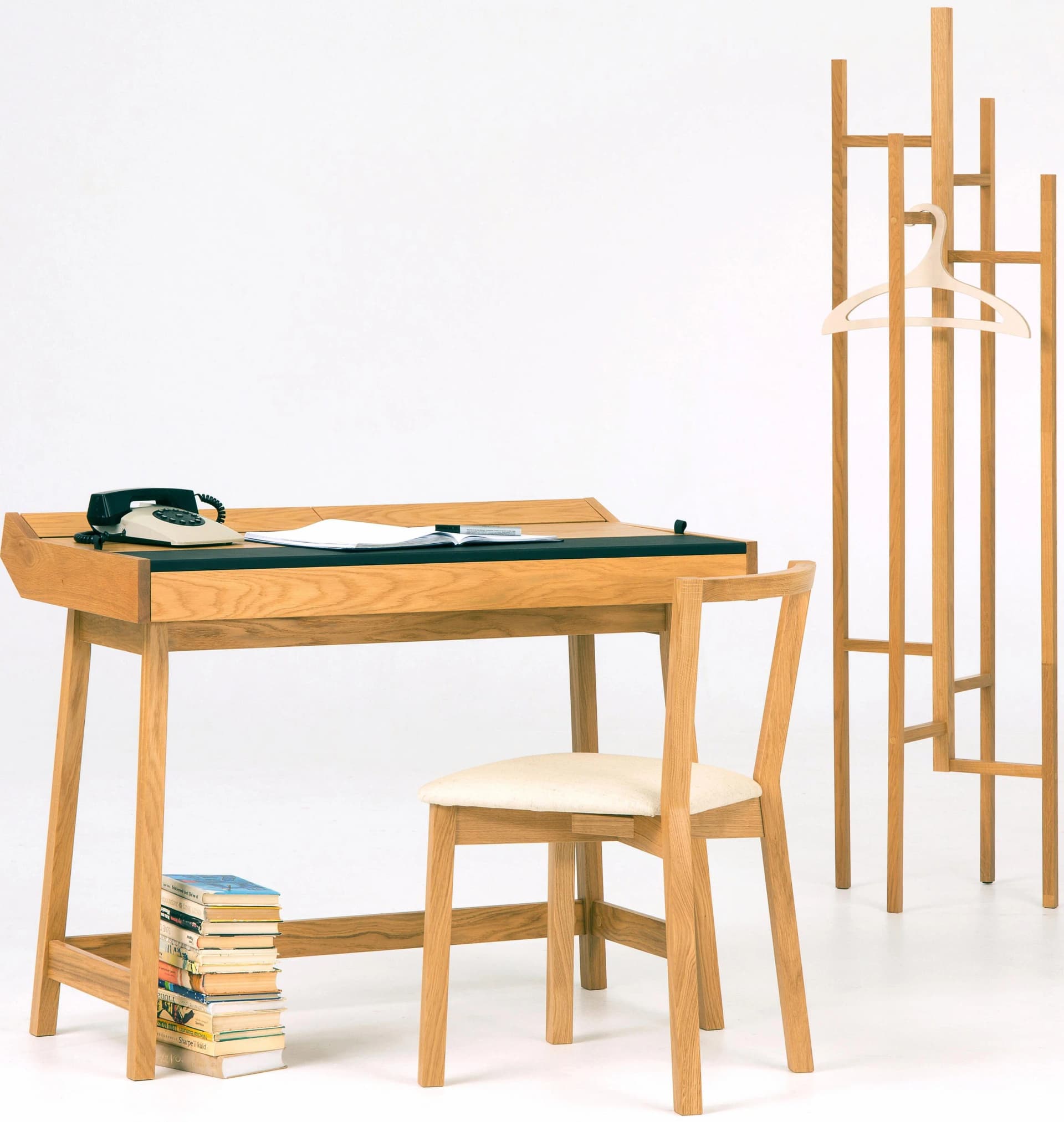 WOODMAN Schreibtisch Brompton Braun Eichefarben Skandinavisches Design